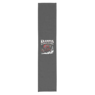 Krampus is Coming to Town Krampus Christmas  Short Table Runner