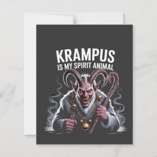 Krampus Is My Spirit Animal Christmas Funny