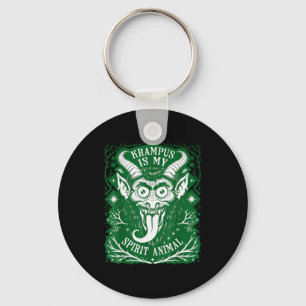Krampus Is My Srit Animal German Folklore For Kram Key Ring