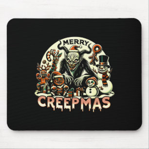 Krampus Merry Creepmas Christmas 30’s Retro Cartoo Mouse Mat