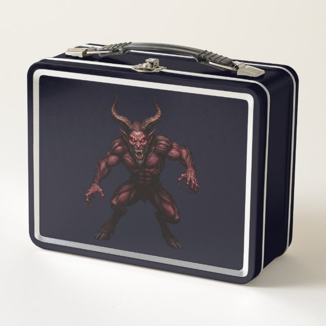 Krampus Metal Lunch Box (Front)