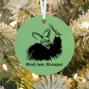 Krampus Metal Tree Decoration