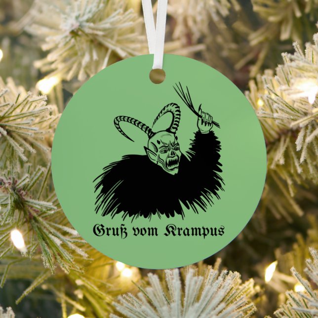 Krampus Metal Tree Decoration (Insitu)