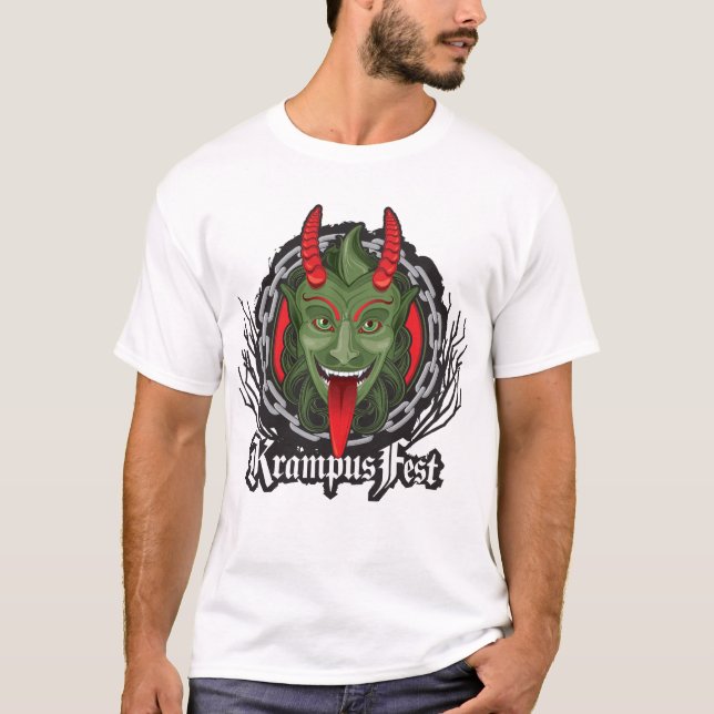 Krampus Original (Light Tees) T-Shirt (Front)