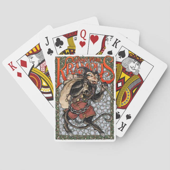 Krampus playing cards (Back)