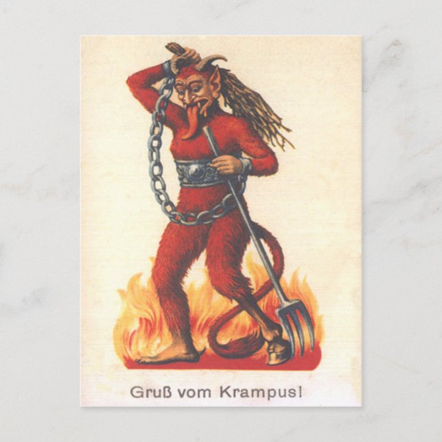 Krampus Postcard (Front)