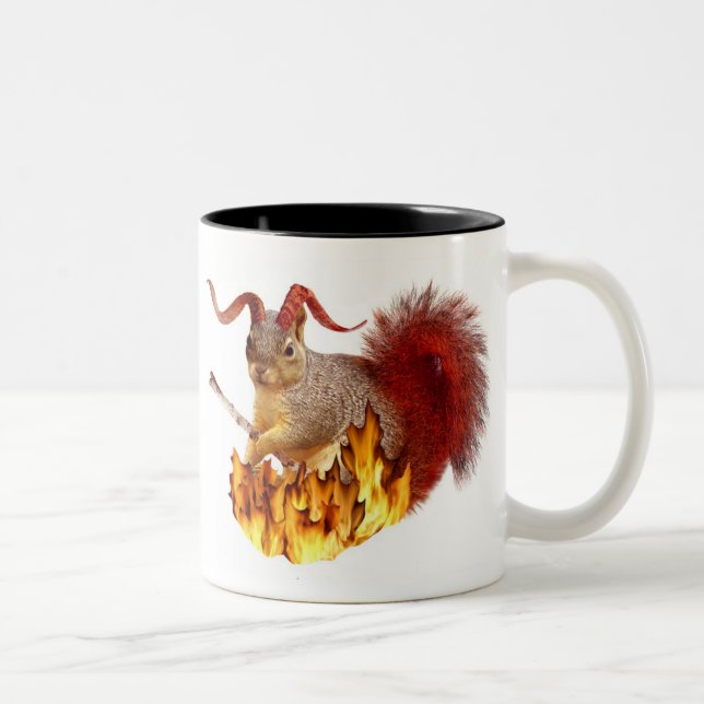 Krampus Squirrel Mug (Right)