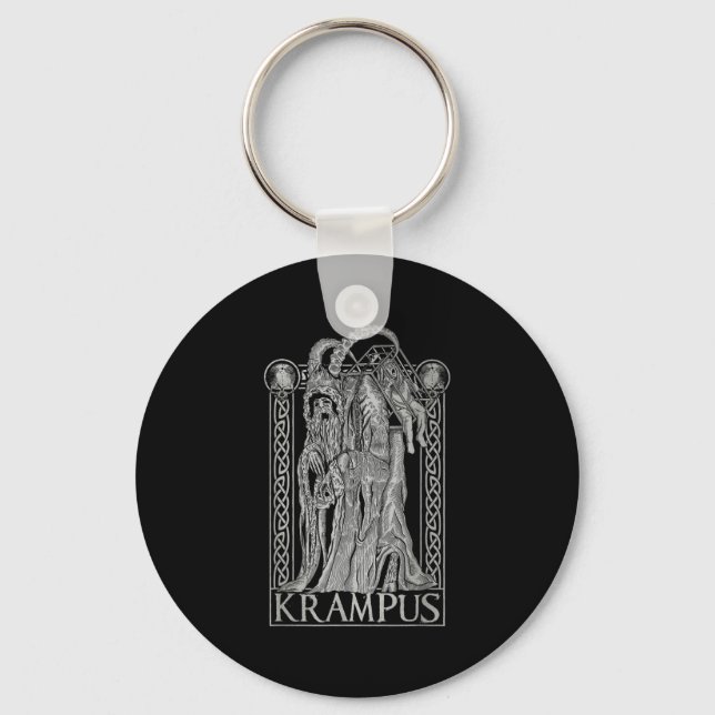 Krampus - Ss Von Krampus Dark Gothic Christmas  Key Ring (Front)