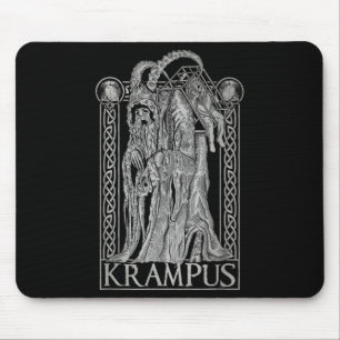 Krampus - Ss Von Krampus Dark Gothic Christmas  Mouse Mat