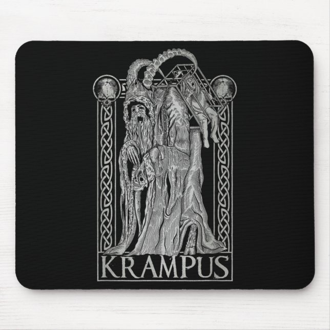 Krampus - Ss Von Krampus Dark Gothic Christmas  Mouse Mat (Front)
