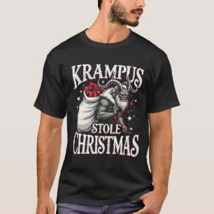 Krampus Stole Christmas Krampus Devil Xmas T-Shirt