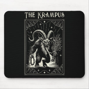 Krampus Tarot Card Design Christmas Season Evil Pa Mouse Mat