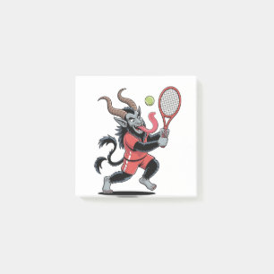 Krampus Tennis Christmas Court Demon Tennis Post-it Notes