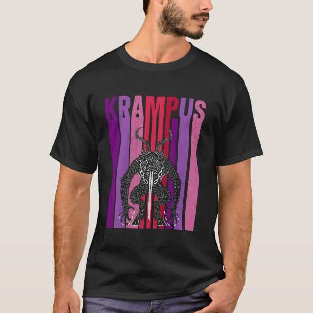 Krampus Vintage Style T-Shirt (Front)