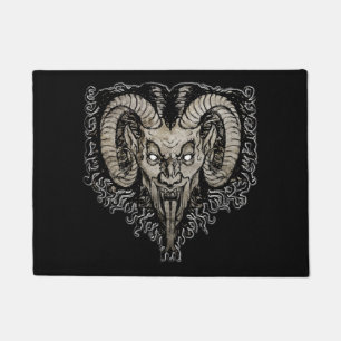 Krampus Welcome Mat