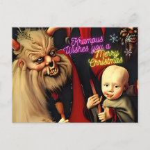 Krampus Wishes you a Merry Christmas