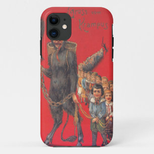 Krampus With Bad Children iPhone 11 Case