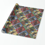 Krampus wrapping paper<br><div class="desc">4 Krampus card designs in wrapping paper format</div>