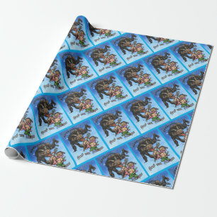 Krampus Wrapping Paper