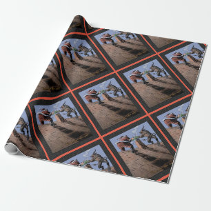 Krampus Wrapping Paper