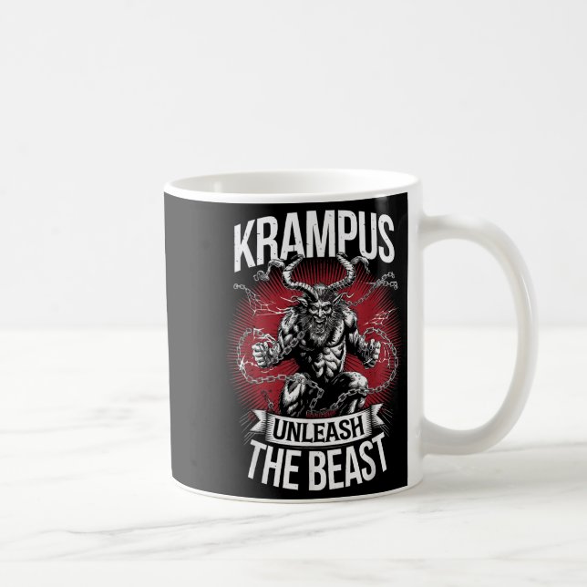 Krampusnacht Christmas Monster Krampus Lover Festi Coffee Mug (Right)
