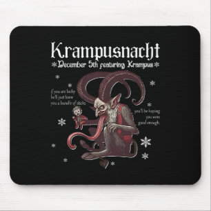 Krampusnacht Christmas Monster Krampus Lover Festi Mouse Mat