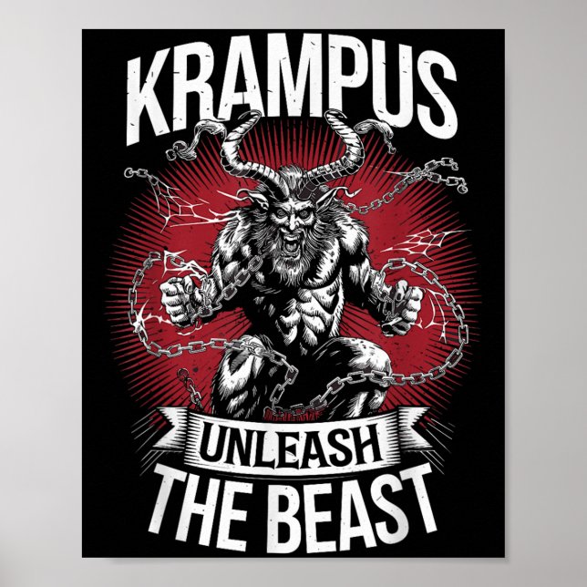 Krampusnacht Christmas Monster Krampus Lover Festi Poster (Front)