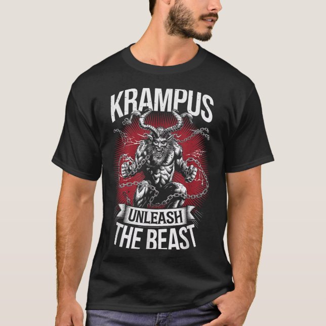 Krampusnacht Christmas Monster Krampus Lover Festi T-Shirt (Front)