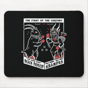 Krampusnacht Gruss Von Krampus Krampus Vs Black Ph Mouse Mat