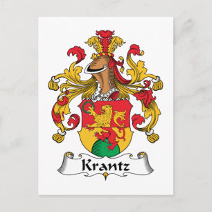 Krantz Family Crest Postcard