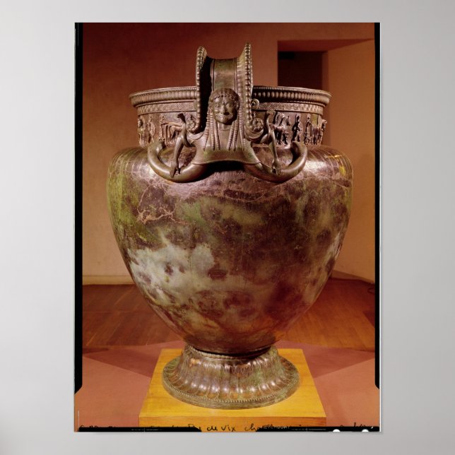 Krater, from the Tomb of a Princess of Vix Poster (Front)
