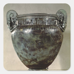 Krater, from the Tomb of a Princess of Vix Square Sticker
