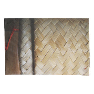 Kratip Thai Lao Isan Bamboo Rice Basket Pillowcase