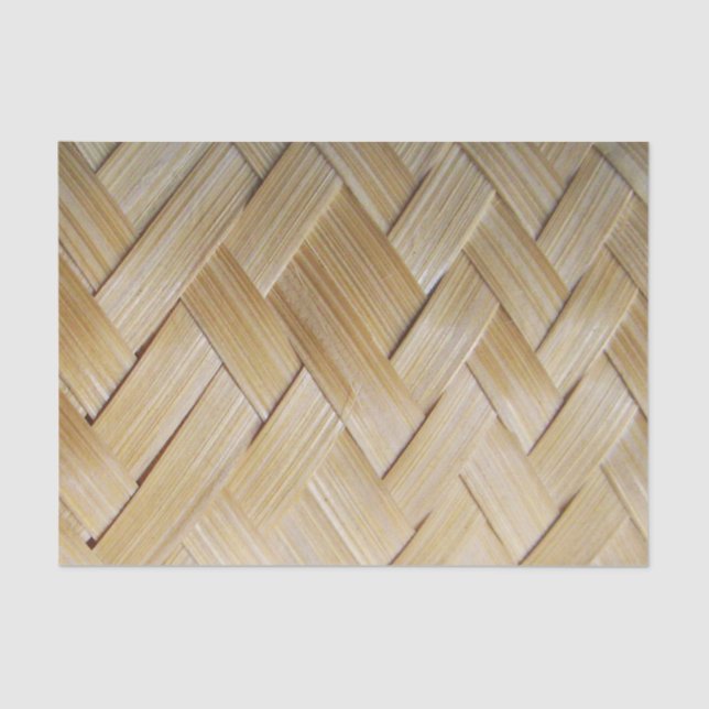 Kratip Thai Lao Isan Bamboo Rice Basket Tissue Paper (Front)