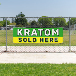 Kratom Sold Here Smoke Shop Dispensary Banner