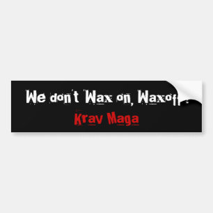 Krav Maga Bumper Sticker
