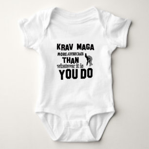 krav maga design baby bodysuit