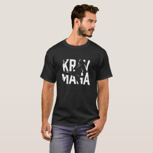 Krav Maga Fighter Silhouette Israeli Defence Tee