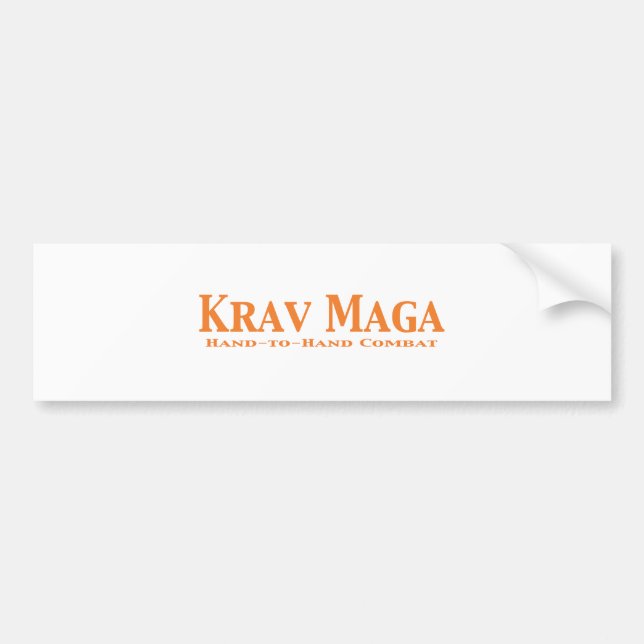 Krav Maga Gifts Bumper Sticker (Front)
