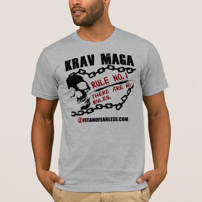 Krav Maga - Rule No. 1 T-Shirt (Front)
