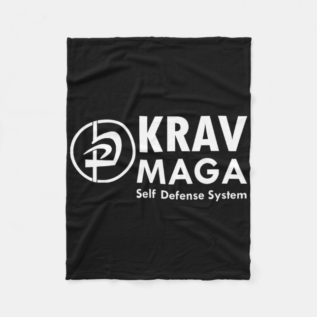 Krav Mega Martial Arts Self Defence  Fleece Blanket (Front)
