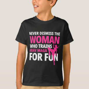 Krav Woman Self Defence MMA from Israel T-Shirt