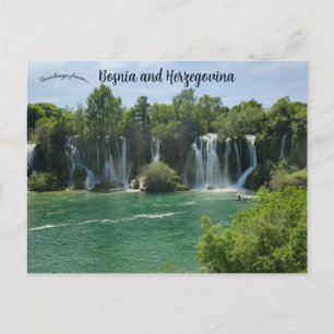 Kravica Waterfall Bosnia and Herzegovina  Postcard
