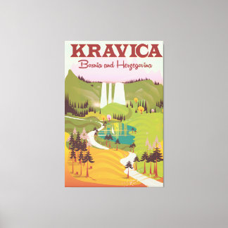 Kravica Waterfalls Bosnia and Herzegovina Canvas Print