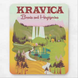 Kravica Waterfalls Bosnia and Herzegovina Mouse Mat