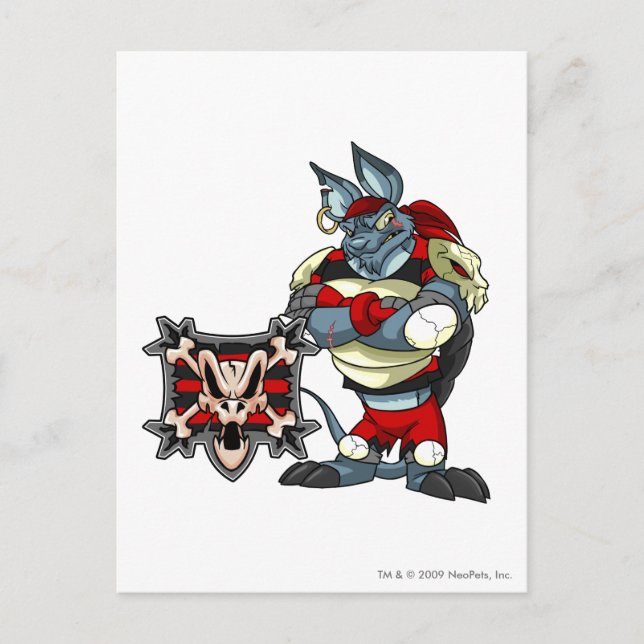 Krawk Island Team Captain 1 Postcard (Front)