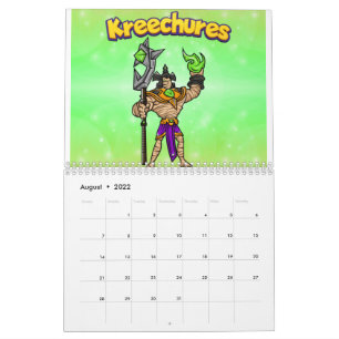 Kreechures-Deck 2 Calendar