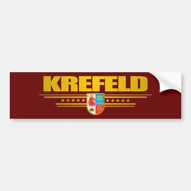 Krefeld Bumper Sticker (Front)