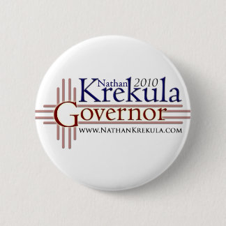 Krekula for Governor 6 Cm Round Badge
