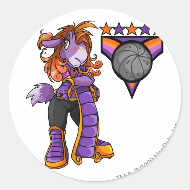 Kreludor Team Captain 1 Classic Round Sticker (Front)